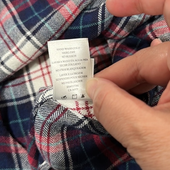 RAILS Hunter long sleeve plaid shirt Malia Tate Teenwolf Sz S - Picture 12 of 15